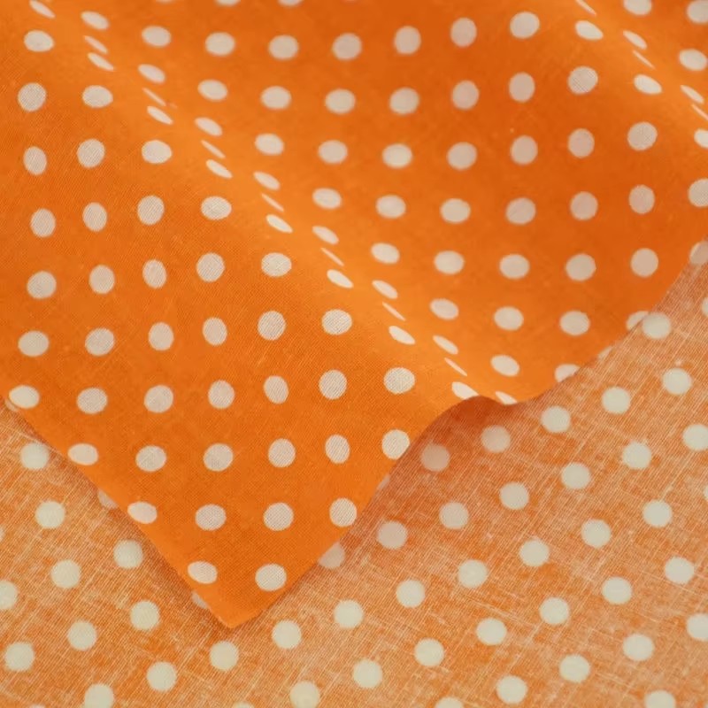 Tissu en coton imprimé à pois  - Home Of Textiles avis et prix