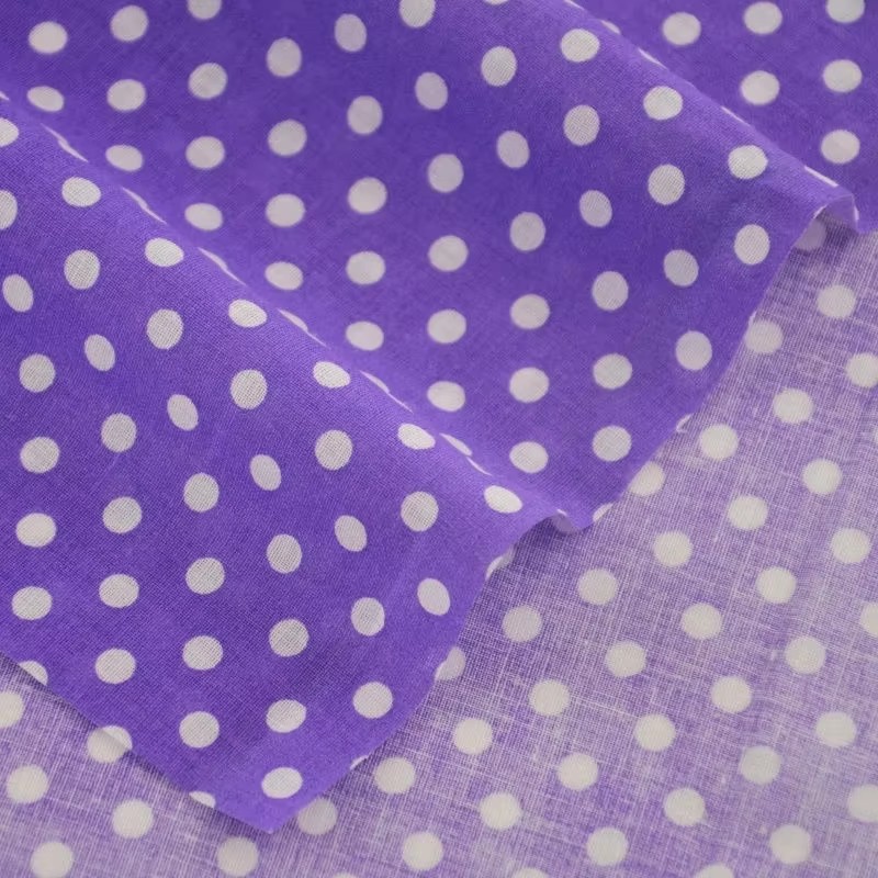Tissu en coton imprimé à pois  - Home Of Textiles avis et prix