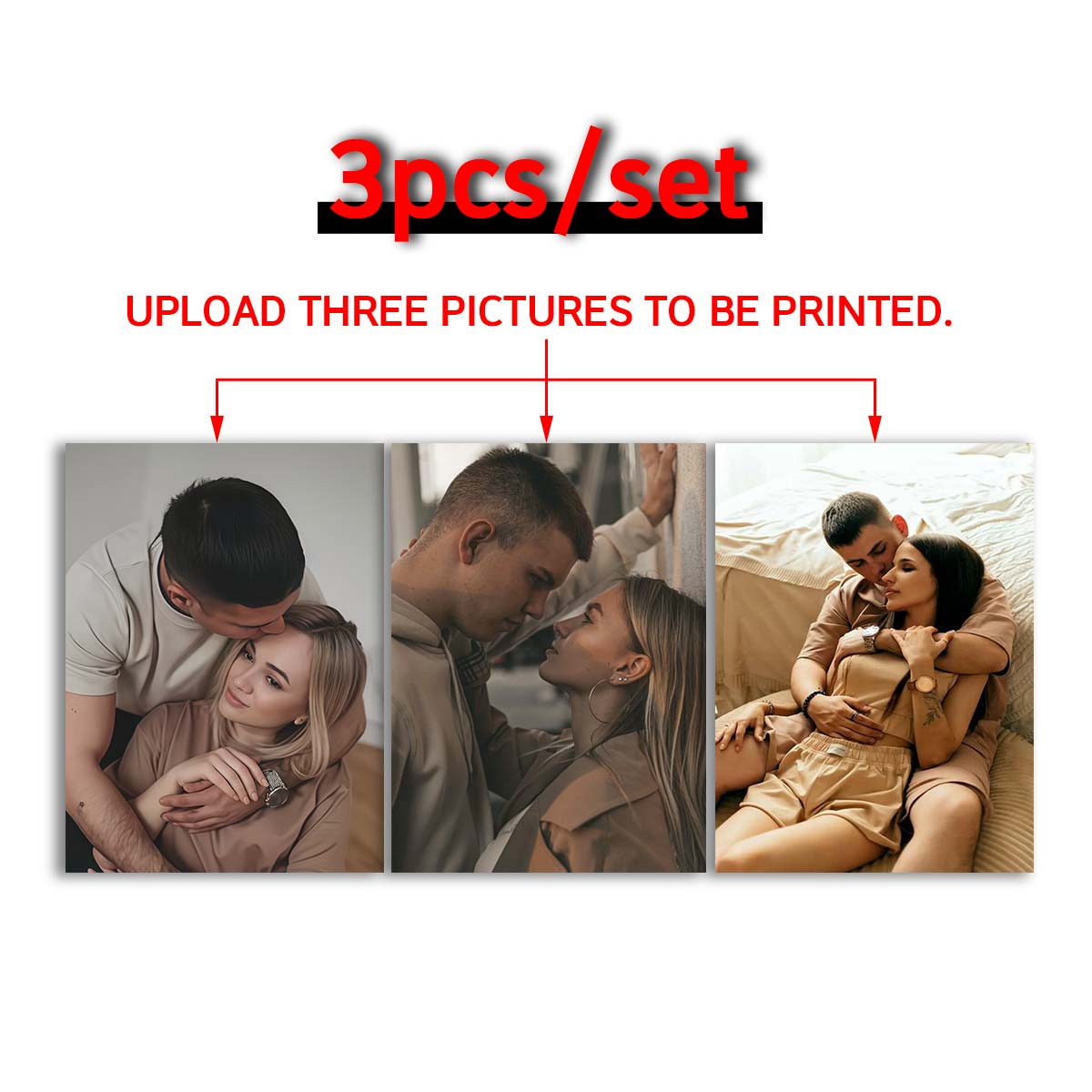 Triptyque - Cadre photo en boi - Home Of Textiles avis et prix