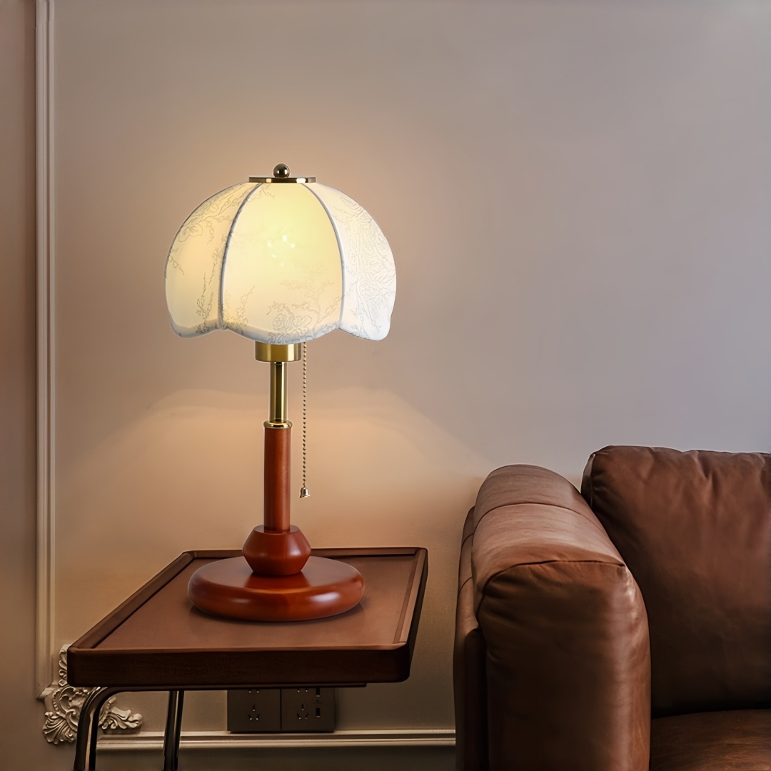 Lampe de table vintage à abat- - Home Of Textiles avis et prix