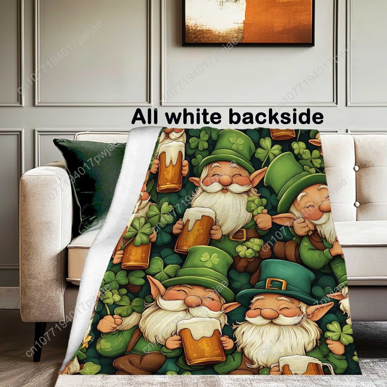 Couverture Gnome de la Saint-P - Home Of Textiles avis et prix
