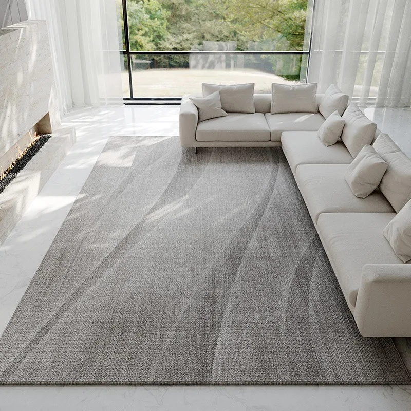 Tapis gris clair abstrait, mod - Luxury Home Textiles Usa avis et prix